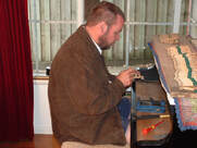 Michael restoring a piano action